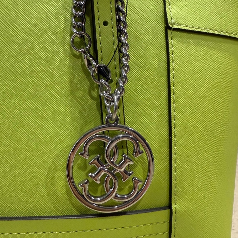 GUESS Neon Yellow Women's Bag - Picture 2 of 7